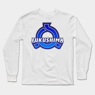 Fukushima Prefecture Japanese Symbol Long Sleeve T-Shirt